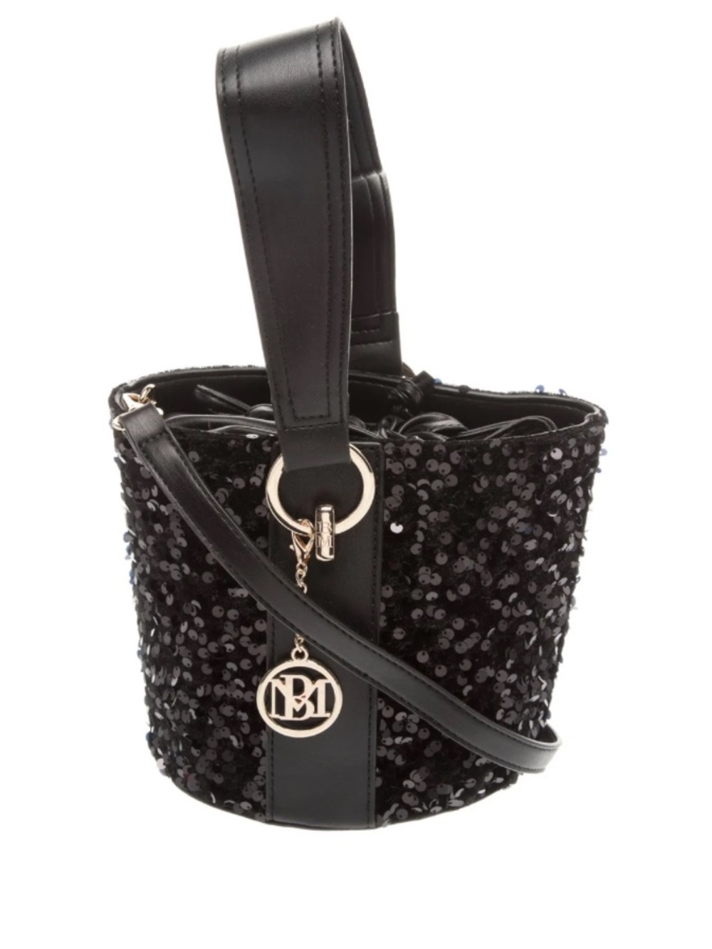 Badgley Mischka Sequin Bucket Bag